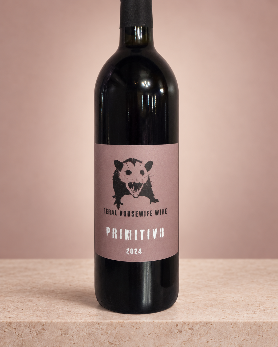 Bottle of Feral Housewife Primitivo 2024