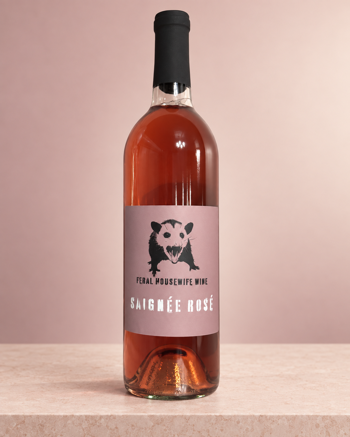 Bottle of Feral Housewife Saignée Rosé
